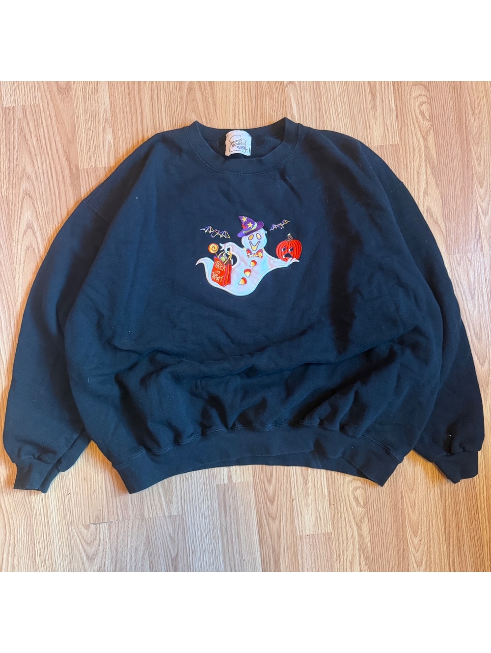 Peanut Butter and Jelly Vintage Halloween Embroidered Crewneck XL